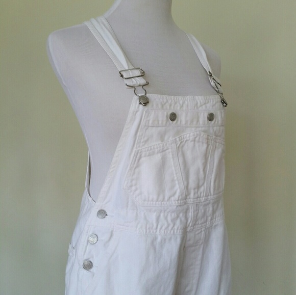 Dungarees white vintage Old Navy. - Picture 6 of 6